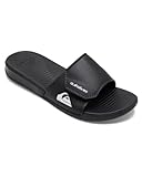Quiksilver Herren Bright Coast Adjust Peeptoe Sandalen, Schwarz Black White Black Xkwk, 42 EU