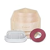 SULENO - Saunalampe BELLA ECK Saunaleuchte mit Blendschirm und Fassung, hitzebeständige Saunalampe mit Anschlusskabel - Must-Have Saunabeleuchtung (mit Anschlusskabel)…