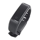 PYNQ 115 Plus Clever Armband Fitness Tracker Schritt Zaehler Smartband Anti-verlorene Anruf Erinnerung Fuer Android IOS (schwarz)