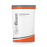 GymBeam Kreatinpyruvat Pulver - Kreatin gebunden an Pyruvat für verbesserte Leistung, unterstützt intensives Training & Muskelkraft, gut löslich, ideal für Kraft- & Ausdauersportler, 250 g
