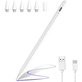 Stylus Stift für iPad 2018-2024,Eingabestifte mit Neigungserkennung & Palm-Ablehnung & Hohe Präzision, für iPad 10/9/8/7/6, iPad Pro 11'/12.9'/13' M4, iPad Mini 6/5,iPad Air 5/4/3/M2