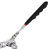 Magnetisches Abholwerkzeug, Magnetstab mit LED-Licht – langes magnetisches Pickup-Werkzeug, magnetische Eisensaugstange, stark magnetisch für handgefertigte Enthusiasten