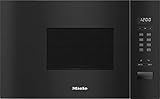 Miele M 2230 SC Einbau-Mikrowelle / Automatikprogramme / Warmhalteautomatik / LED-Beleuchtung / Edelstahl-Garraum / Obsidianschwarz (11103410)