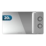 Cecotec Microondas ProClean 3060, 20 Liter- Kapazität, Ready2Clean-Beschichtung, 700 Watt-Leistung, 6 Funktionsstufen, 30 Minuten-Timer, 3 D Wave-Technologie, Farbe: Silber