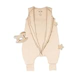 Nyte Nyte Baby - 1.0TOG Sunny, 3-4T, Sleeveless Sleep Sack, Soft Baby & Toddler Sleeping Sack, Breathable Sleep Sack with Adjustable Feet Cuffs & Anti-Slip Grip