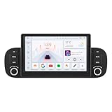 Android 13 Autoradio 7 Zoll Touchscreen 8-Kern Für FIAT Panda 2013-2020 WiFi Wireless Android Auto & Wireless Carplay Bluetooth WiFi 4G GPS RDS AM/FM