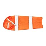 CYBUCH Airport Windsocks Orange Windsack, wasserdicht, reflektierend, 60 cm, einfach zu bedienen