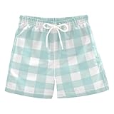 famyily Buffalo Plaid Schottenkaro Schottland Blau Muster Kleinkind Jungen Schwimmen Schnell trocknend Badeanzug Jungen Kleinkind Junge Badeanzug 2T, Buffalo Plaid Schottenkaro-Muster Schottlandblau,