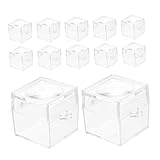 FRCOLOR 12 Stück Teiliges Insekten observation Transparenten Langlebigen Beobachtungsdosen und Integrierter Lupe Vielseitige Sammelbox für Naturfreunde Fördert Konzentration und