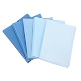 OFFSCH 5st Archivordner Sichtbuch Im A4-format Quittungsorganisator Dateiorganisator A4-anzeigeordner A4-präsentationsprojektordner Dateiordner Dokumentenordner Aktenordner Pp Blue