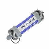 Life Straw, Tragbares Persönliches Wasserfiltrationssystem Lifestraw Schlauchklemme Wasserreiniger Survival Outdoor-Aktivitäten und Wandern (BLUE)