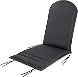 normani Adirondack Stuhlauflage - wasserdichte Outdoor Auflage für Adriondack Stühle 135 x 55 x 6 cm Farbe Anthrazit