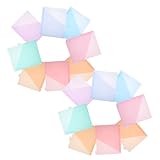 Healeved 2 Sets Plastik Register mit Taschen und Tabs Ordner Trennblätter für Ringordner Farbige Trennstreifen für Notizbücher und Sammelmappen Praktische Dokumentenorganisation