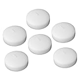 ERINGOGO 6 Stück Runde Schwimmkerzen Klein 45X25cm aus Wachs ohne Duft für Hochzeitsdeko Romantische Partykerzen und Poolbeleuchtung