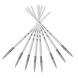 SOIMISS 8 Stück Teiliges Nail Art Pinsel Weiche Feine Pinselköpfe für Präzise Maniküre und Nageldesigns Kompatibel mit Gel und Nagellack Vielseitig für Detaillierte Nail Art Anwendungen