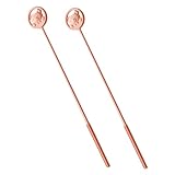 RORPOIR 2st Strohhalmbürste Zur Reinigung Von Babyflaschen Flaschenbürstenreiniger Strohbürste Schwammflaschenbürste Spülbürste Aus Holz Kaffeerührer Aus Metall Rosa Kieselgel