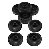 Hohopeti 8 Teiliges Set Laufbandrollen Zubehör Fitness Ersatzräder Austauschbare Räder Rollenaufsätze Für Fitnessstudios Rollen Für Fitnessstudios Ersatzräder Zubehör Schwarz