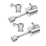 BESTonZON 2 Stück Grill Ausgleichsgewichte Edelstahl BBQ Rotisserie Zubehör für Spießstangen und Drehspieße Schwerlast Grillteile für Stabile Flexible Drehung und Einfache Reinigung