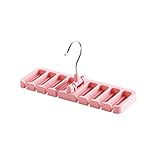 VOSAREA Krawattenbügel Kleiderständer Krawattenhalter Krawatten-Organizer Rosa