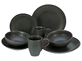 CreaTable, 25853, Serie Sierra Nevada Rocca, Geschirrset, Kombiservice 8 teilig