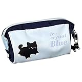 Kätzchen-Federmäppchen für schwarze Katzen | Federtasche mit großer Kapazität für Schüler, niedliche schwarze Katze - Schreibwarentasche mit Reißverschluss für Mittelschule, Grundschule