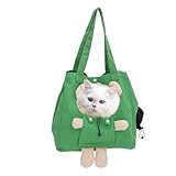 Transporttasche für Haustiere, faltbar, weiche Reisetasche für Katzen und Hunde, tragbares Outdoor-Tragezubehör für kleine und mittelgroße Welpen, Kätzchen, Haustierreisen, Camping, Wandern