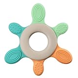 nip Baby Beißring, zum Kühlen geeignet, mehrfarbiges Spielzeug und Zahnungshilfe mit verschiedenen Härtegraden, BPA-frei, nachhaltig, fördert Spiel- und Tastsinn, ab 3 Monaten