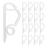 TK Gruppe Timo Klingler 50x Clips Lichterketten & Lichtvorhang Haken Halterung & Befestigung - Dachrinnenhaken an Weihnachten