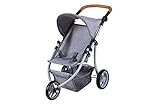 KNORRTOYS.COM 16532 Puppenbuggy Jogger Lio-Stone Brown, grau