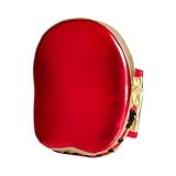 Amagogo Strike Round Pad Kickboxing Curved Focus Punching Pratzen PU- Boxpolster Handschuhe Handziel für Kickboxen Karate Muay Thai, Rot