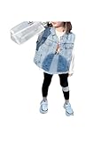 Siehin Mädchen Jeansweste Kinder Casual Denim Weste Ärmellos Jeansjacke Jeansweste