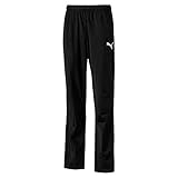 PUMA Kinder Liga Training Pants Core Jr Hose, Puma Black-Puma White, 128