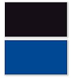 Amtra Deko Fotorückwand Schwarz/Blau beidseitig 100x60cm 2in1 Rückwandposter Rückwand Folie Aquarien Poster Foto Folien