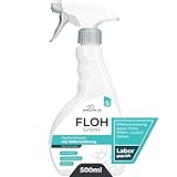 The Home Pet Lab Floh Spray für Wohnung und Möbel - Anti Flohmittel als Umgebungsspray gegen Flöhe im Haushalt bei Hunden und Katzen - 500ml Sprühflasche