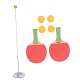 MUSISALY 1 Satz Tischtennis Trainer Pongtrainer Für Kinder Pong-Trainer Dehnbares Spielzeug Trainings-Pong-Pong-schläger - Pongtrainer Tischtennistrainer Elastischer Schaft -Pong-gerät Abs