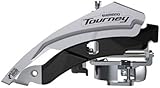 FD-TY601 Tourney Front Mech, Triple, Top Swing, Dual Pull, 63-66, für 48T, Schwarz