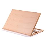 DESIGN DELIGHTS ZEICHENTISCH Workstation | Buchenholz | Zeichenplatte, Zeichenbrett, Tischstaffelei für Malvorlagen bis DIN A3