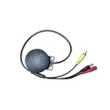 yasoe Schwarzer Wasserdichter Mini-Lautsprecher, Wasserdichter Mini-Verstärker, Mikrofon-Lautsprecher, High Way Audio für Den Außenbereich