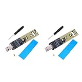 ISTOVO 2X NVME USB Adapter M.2 NVME SSD Auf USB 3.1 Adapter 10 Gbps USB3.1 Gen 2 für M2 NVMe 2230 2242 2260 2280 SSD