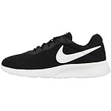 Nike Herren Tanjun Sneaker, Black White Barely Volt Black, 44 EU
