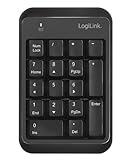 LogiLink ID0201 - Kabelloses (BT v5.1) Keypad, schwarz