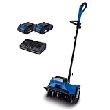 Scheppach Akku-Schneefräse BC-SNB400-X 2x20V Schneeräumer | 40cm Räumbreite | 6m Wurfweite | 20cm maximale Schneehöhe | 20V-IXES-Serie | inkl. 2x2Ah Akku & 2,4A Doppelladegerät