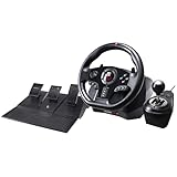 SUBSONIC Superdrive Gs850-X Racing Wheel mit manuellem Schalthebel, 3 Pedalen, Schaltpaddeln für Xbox Serie X/S, Ps4, Xbox One (programmierbar für alle Spiele)