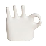Generisch Ok Fingerstatue, Handskulptur,Niedlicher Cartoon-Handgesten-Statue-Ringständer - Handgesten-Skulptur-Ringhalter, Schreibtisch-Statuen, Finger-Skulptur, Dekor für Zuhause