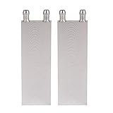 SAROAD 2X Aluminiumlegierung CPU KüHler 40X120mm WasserküHlblock FlüSsigkeit WasserküHler KüHler für PC Laptop