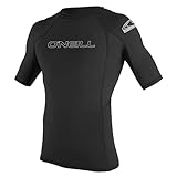 O'NEILL Herren Uv Schutz Basic Skins S/S Crew Rash Vest, Black, XL