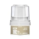 Schwarze Schuhcreme 50 ml mit Applikator – langanhaltender Glanz für Lederschuhe, Stiefel, Sofas, Kleidung, Gürtel und Autositze | Komplettes Wartungsset