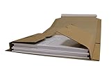 Universal Wickelverpackungen für DIN A4 aus Wellpappe Karton Gr. 302x215x20-75mm (PS.305) (25)