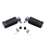 Fußrasten vorne schwarz für Motorrad, Pedale, kompatibel mit CMX250 CMX 250 Rebel CA250 1996-2011