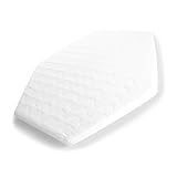 Stillerbursch Laufgittereinlage 6 eckig 120cm H2 | Laufgittermatratze | Babymatratze Laufstall | Made in Germany | 100% Polyester | Bezug waschbar 40 Grad | weiß